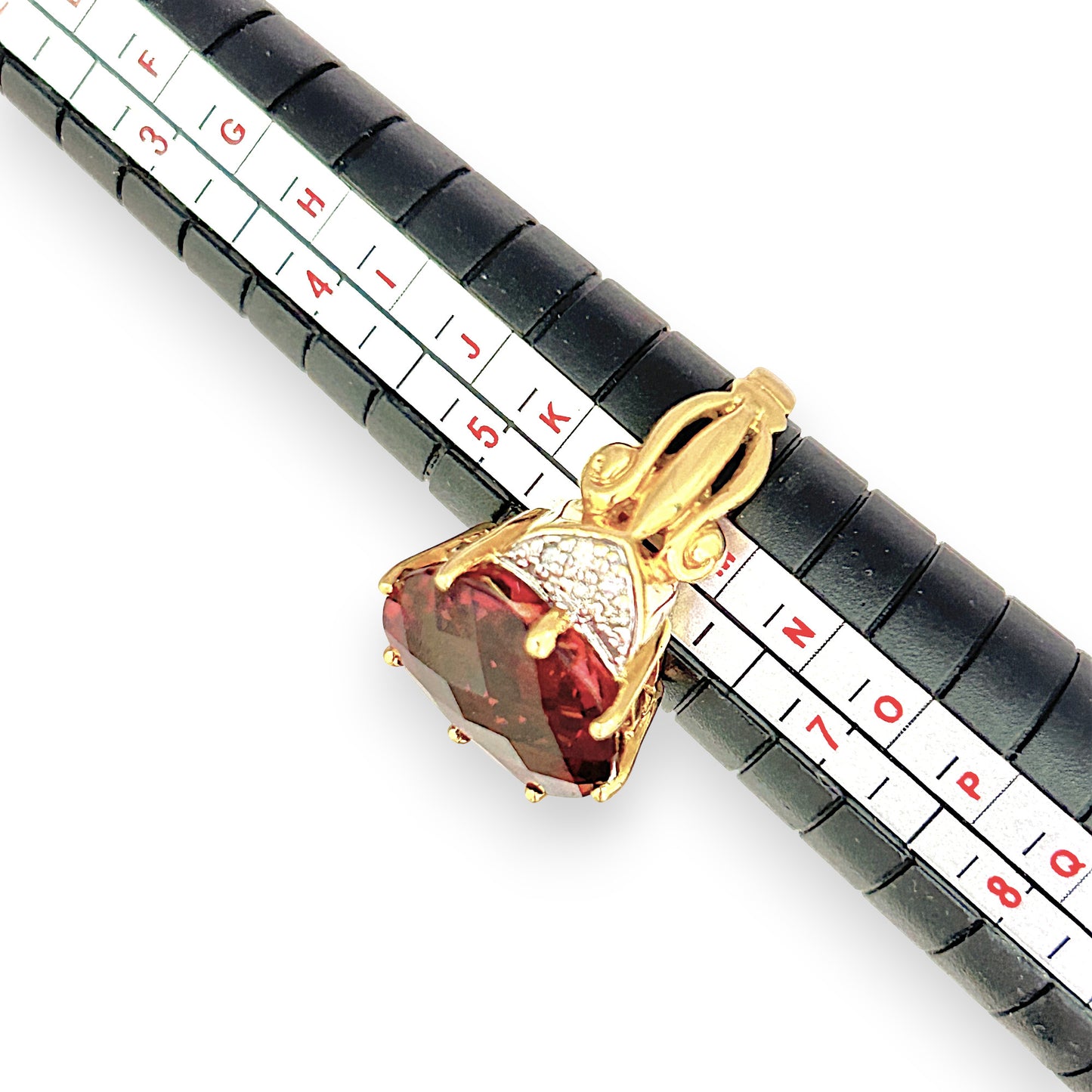 GOLD DEAL | 18ct (18K) Gold Pink Tourmaline & Diamond Dress Ring Valuation $8,500