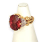 GOLD DEAL | 18ct (18K) Gold Pink Tourmaline & Diamond Dress Ring Valuation $8,500