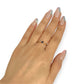 GOLD DEAL | 18ct Gold Celeste Diamond and Sapphire Ring Size M 1/2