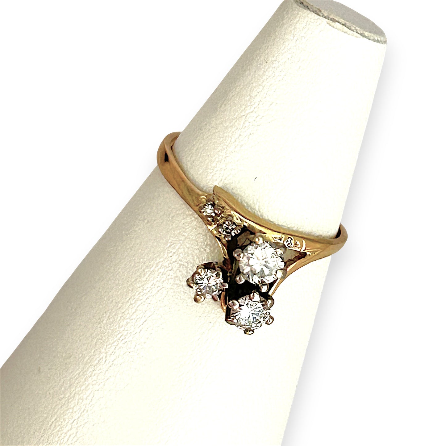 GOLD DEAL | FLASH SALE 18ct (18K) Gold 3ST Elite Diamond 0.45ct Ring Valuation $3,600