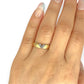 GOLD DEAL | 18ct Gold Dazzling Diamond & Chevron-Inspired Ring