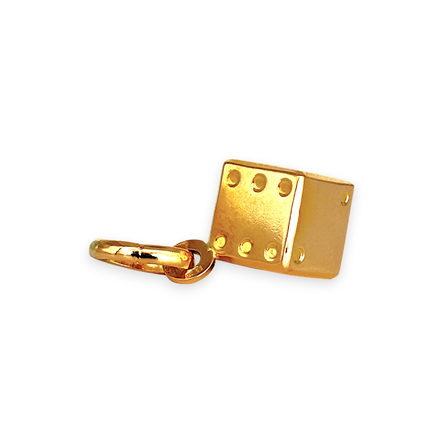 XMAS DEAL | 18kt Gold LUCK18 – UNOAERRE Dice Charm / Pendant