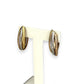 GOLD DEAL | 18ct Gold Tri Tone Upturned Arch Hoop Earrings 31.9mm