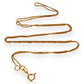 GOLD DEAL | 18ct Gold Graceful Sleek & Silken Box Chain 60cm