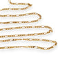 GOLD DEAL | 18ct Gold Focal Figaro 3-1 Chain 45cm