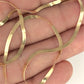 GOLD DEAL | 18ct Gold Hammered Herrinbone Chain 41cm