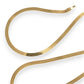GOLD DEAL | 18ct Gold Hammered Herrinbone Chain 41cm