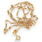 GOLD DEAL | 18ct Gold Flawless 3-1 Figaro Chain 50cm