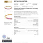 GOLD DEAL | 9ct (9K) Gold Refurbished Pink Sapphire & Diamond Oval Bangle 64.3mm Valuation $3,200