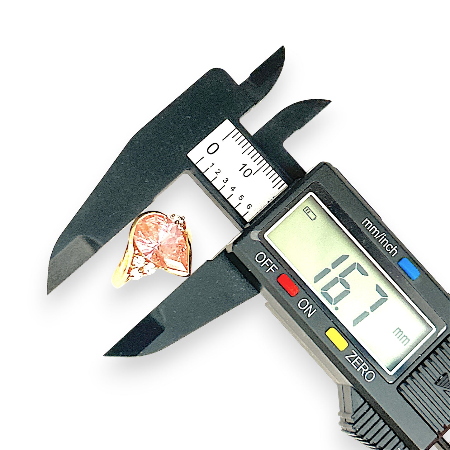 GOLD DEAL | 9ct Gold Rosé Radiance Ring with Pink Sapphire & CZ