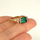 GOLD DEAL | 9ct Gold Emerald Luxe Ring Valuation $1,650
