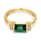 GOLD DEAL | 9ct Gold Emerald Luxe Ring Valuation $1,650