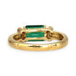 GOLD DEAL | 9ct Gold Emerald Luxe Ring Valuation $1,650