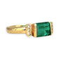 GOLD DEAL | 9ct Gold Emerald Luxe Ring Valuation $1,650