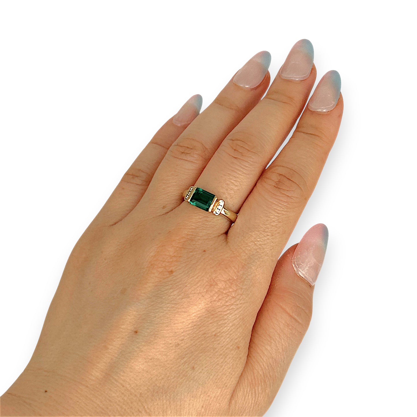 GOLD DEAL | 9ct Gold Emerald Luxe Ring Valuation $1,650