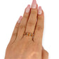 GOLD DEAL | 9ct (9K) Gold Citrine & Diamond Cluster Refurbished Ring Size O Valuation $1,000