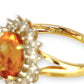 GOLD DEAL | 9ct Gold Golden Glow Citrine & Diamond Ring Valuation $1,875