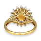 GOLD DEAL | 9ct Gold Golden Glow Citrine & Diamond Ring Valuation $1,875