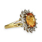 GOLD DEAL | 9ct Gold Golden Glow Citrine & Diamond Ring Valuation $1,875