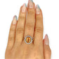 GOLD DEAL | 9ct Gold Golden Glow Citrine & Diamond Ring Valuation $1,875