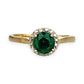GOLD DEAL | 9ct (9K) Gold Emerald Embrace Ring Valuation $1,100