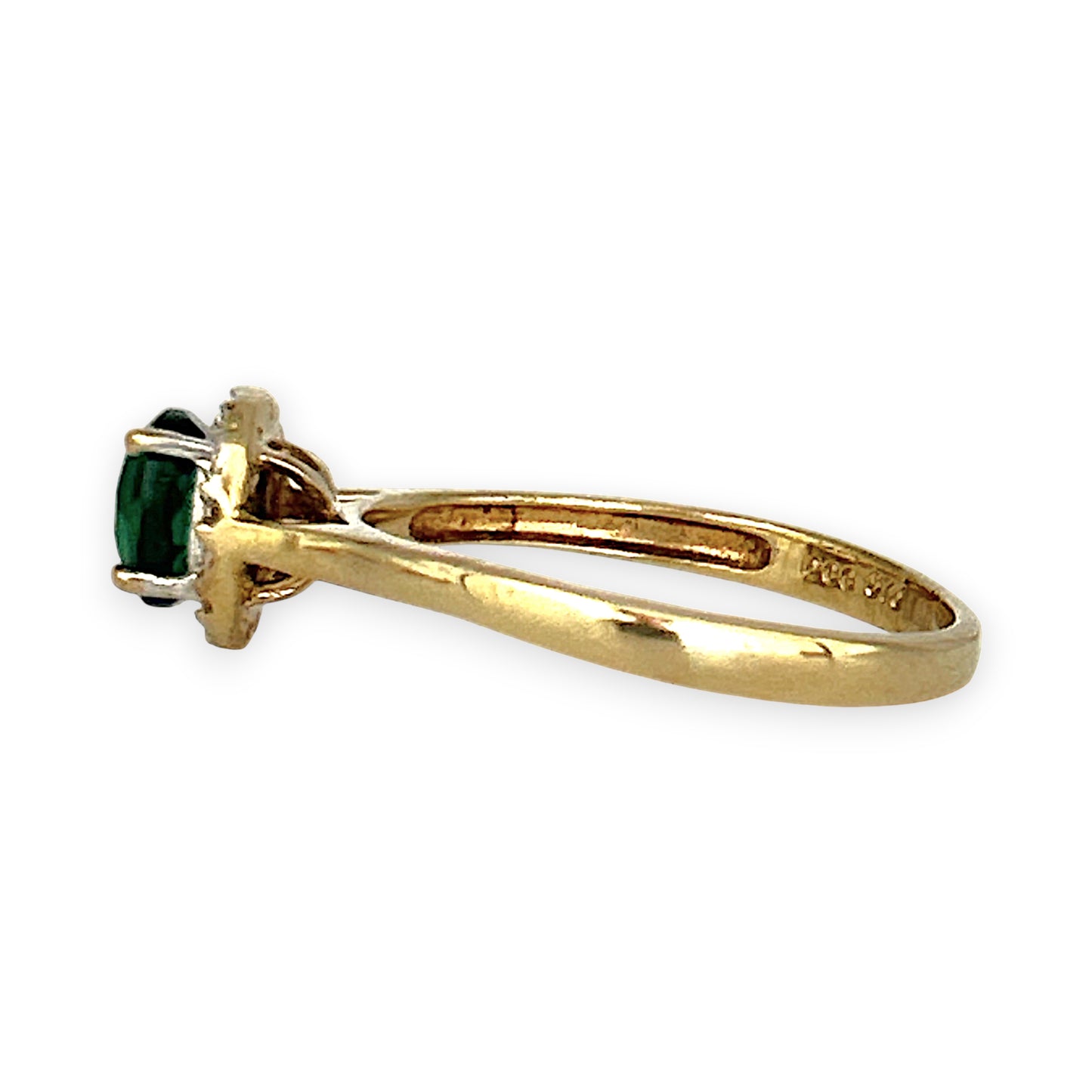 GOLD DEAL | 9ct (9K) Gold Emerald Embrace Ring Valuation $1,100