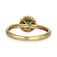 GOLD DEAL | 9ct (9K) Gold Emerald Embrace Ring Valuation $1,100