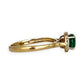 GOLD DEAL | 9ct (9K) Gold Emerald Embrace Ring Valuation $1,100