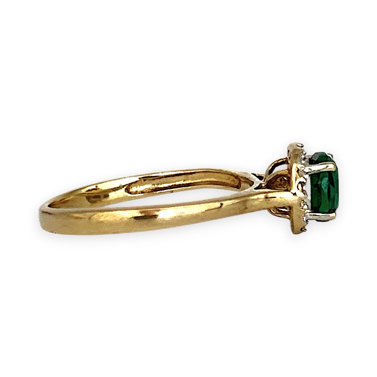 GOLD DEAL | 9ct (9K) Gold Emerald Embrace Ring Valuation $1,100