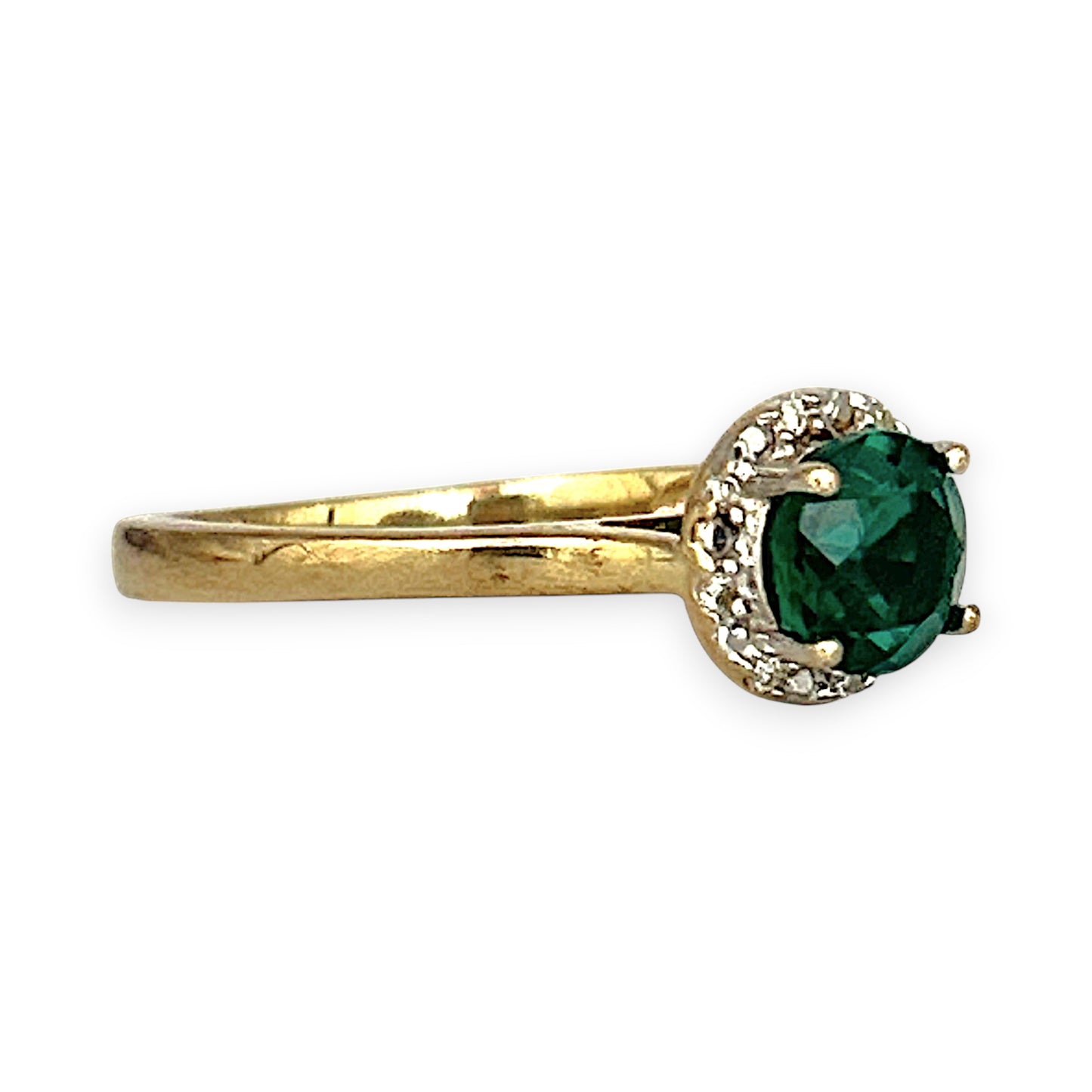 GOLD DEAL | 9ct (9K) Gold Emerald Embrace Ring Valuation $1,100