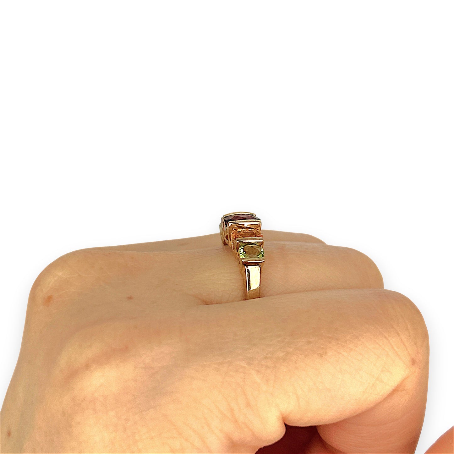 GOLD DEAL | 9ct Gold Harmony of Hues – Multi-Gem Ring Valuation $1,400