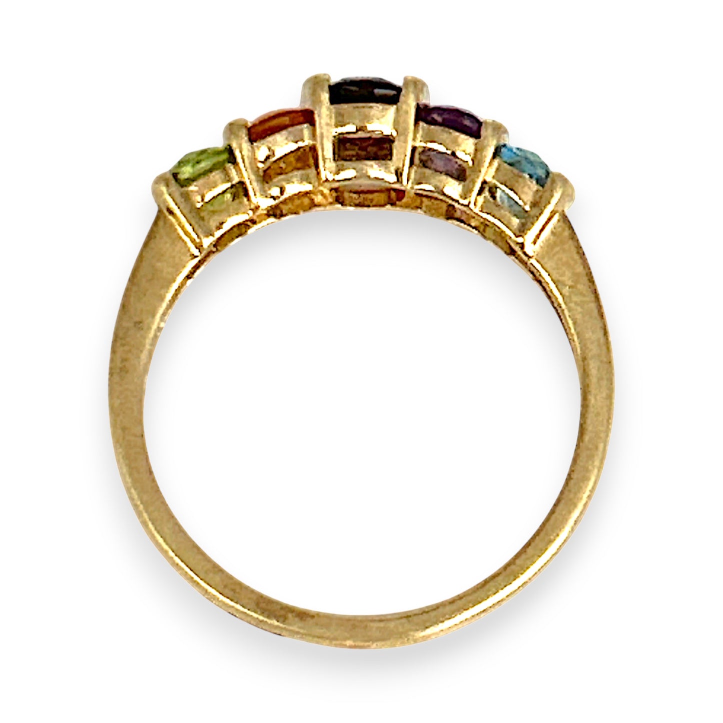 GOLD DEAL | 9ct Gold Harmony of Hues – Multi-Gem Ring Valuation $1,400