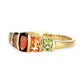 GOLD DEAL | 9ct Gold Harmony of Hues – Multi-Gem Ring Valuation $1,400