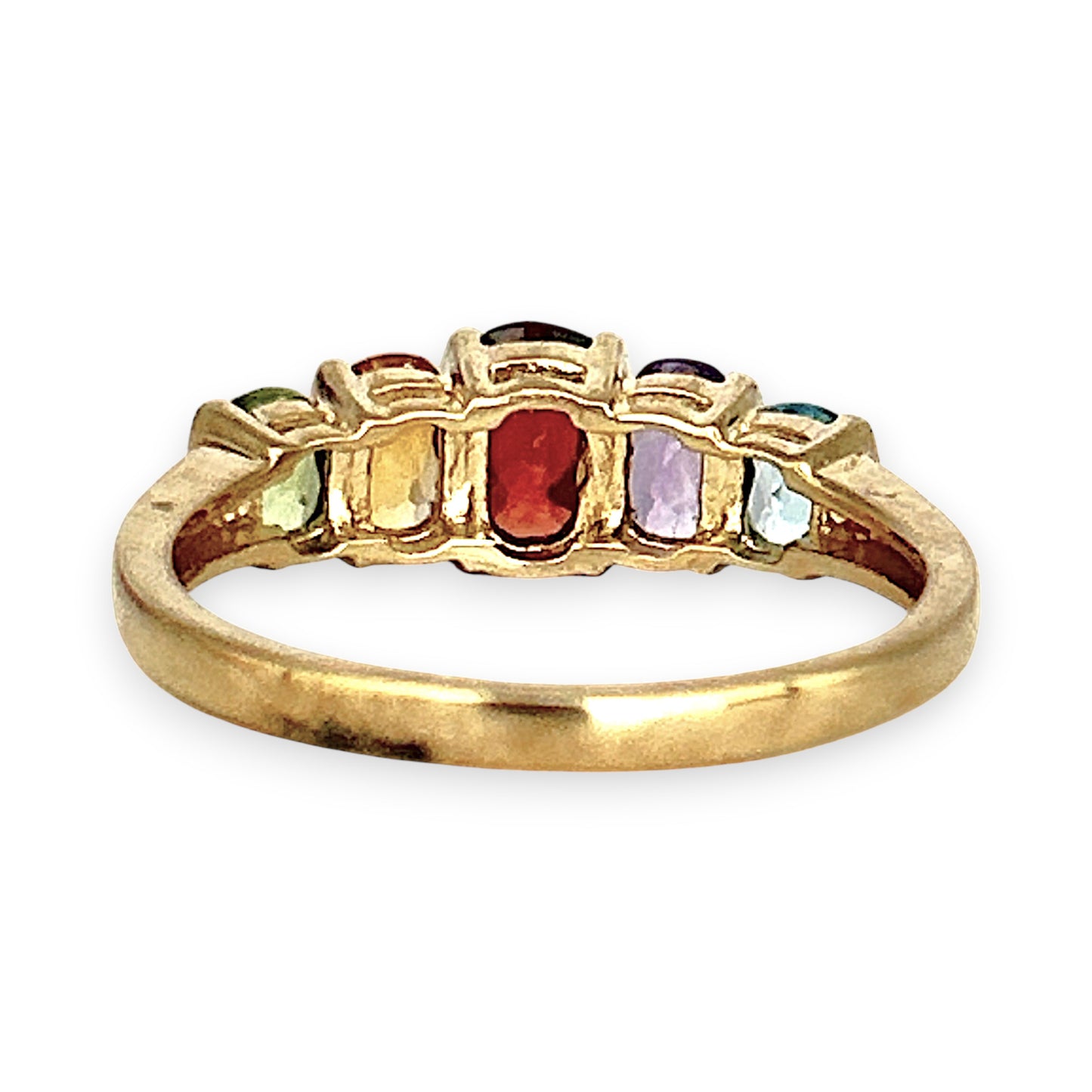GOLD DEAL | 9ct Gold Harmony of Hues – Multi-Gem Ring Valuation $1,400
