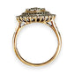 GOLD DEAL | 9ct (9K) Gold Cocktail Diamond 0.50ct Halo Cluster Ring Valuation $2,350