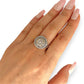 GOLD DEAL | 9ct (9K) Gold Cocktail Diamond 0.50ct Halo Cluster Ring Valuation $2,350