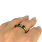 GOLD DEAL | 9kt Gold Emerald Sonata Ring Size Q