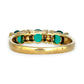 GOLD DEAL | 9kt Gold Emerald Sonata Ring Size Q