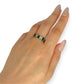 GOLD DEAL | 9kt Gold Emerald Sonata Ring Size Q