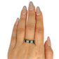GOLD DEAL | 9kt Gold Emerald Sonata Ring Size Q