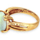 GOLD DEAL | 9ct Gold Ethereal Glow Opal Ring Valuation $1,850