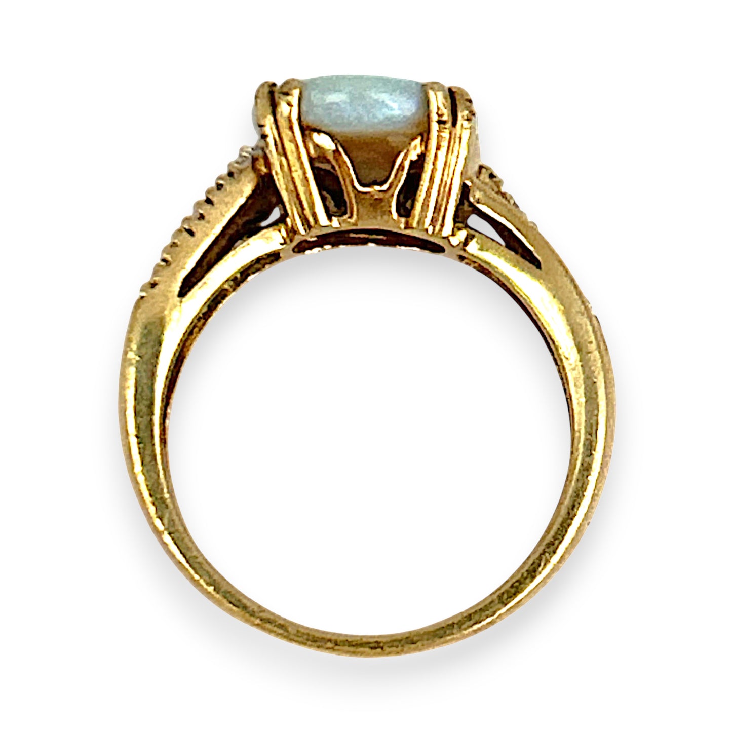GOLD DEAL | 9ct Gold Ethereal Glow Opal Ring Valuation $1,850