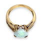 GOLD DEAL | 9ct Gold Ethereal Glow Opal Ring Valuation $1,850