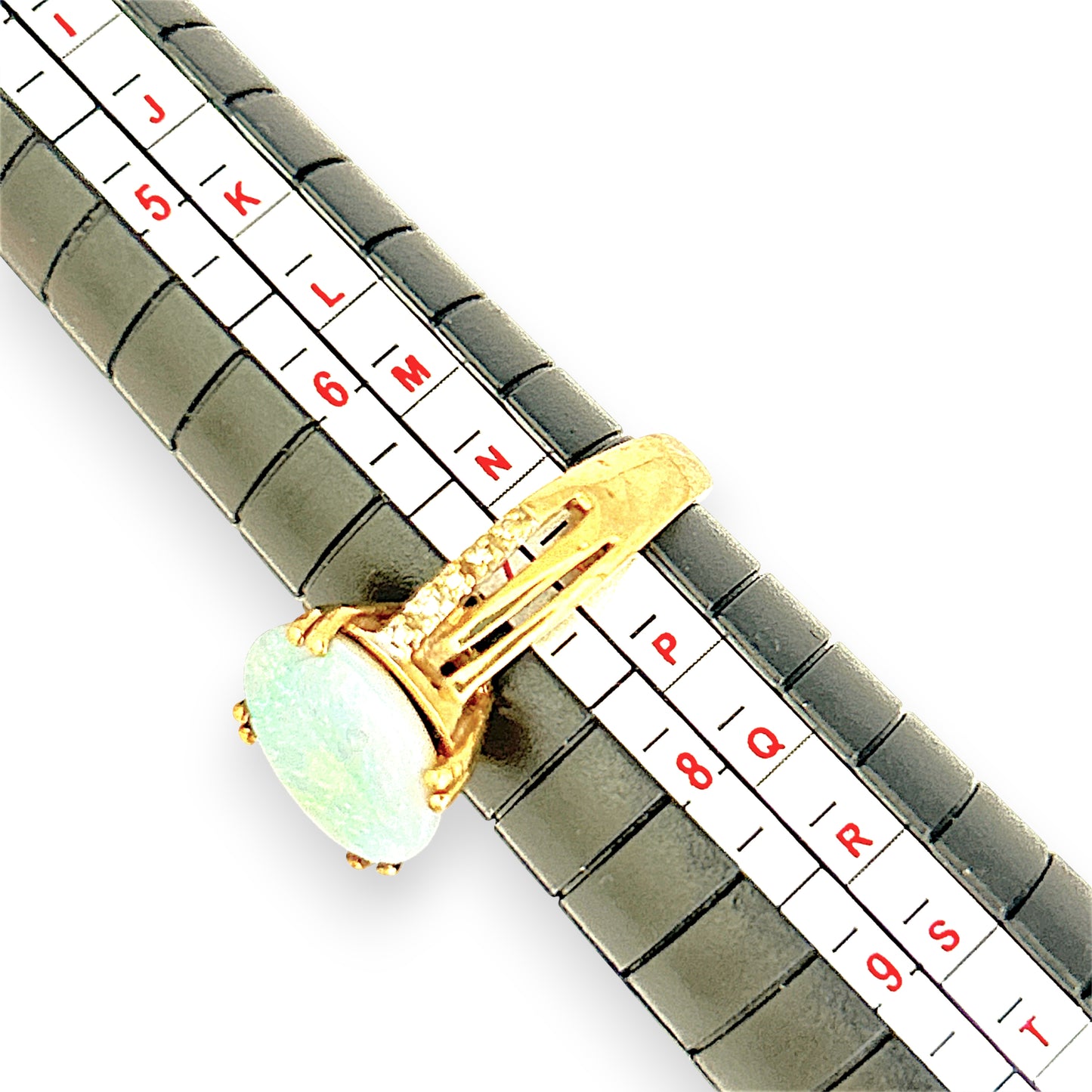 GOLD DEAL | 9ct Gold Ethereal Glow Opal Ring Valuation $1,850