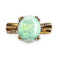 GOLD DEAL | 9ct Gold Ethereal Glow Opal Ring Valuation $1,850