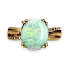 GOLD DEAL | 9ct Gold Ethereal Glow Opal Ring Valuation $1,850