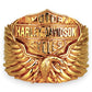 NZGD | 9ct Gold Harley-Davidson Eagle Biker Ring Size U