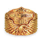 NZGD | 9ct Gold Harley-Davidson Eagle Biker Ring Size U