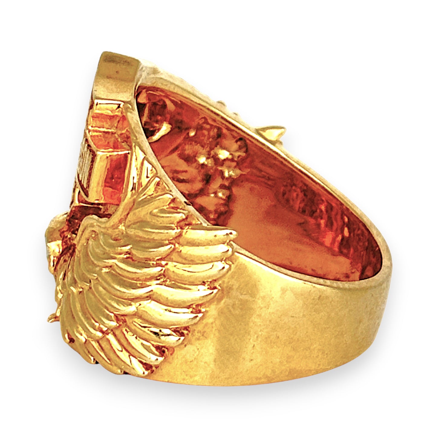 NZGD | 9ct Gold Harley-Davidson Eagle Biker Ring Size U