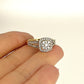 GOLD DEAL | 9ct (9K) Gold Regal Cluster 0.50ct Diamond Ring Valuation $2,275